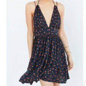 Urban Outfitters Kimchi Blue Gauze Open Back Halter Dress